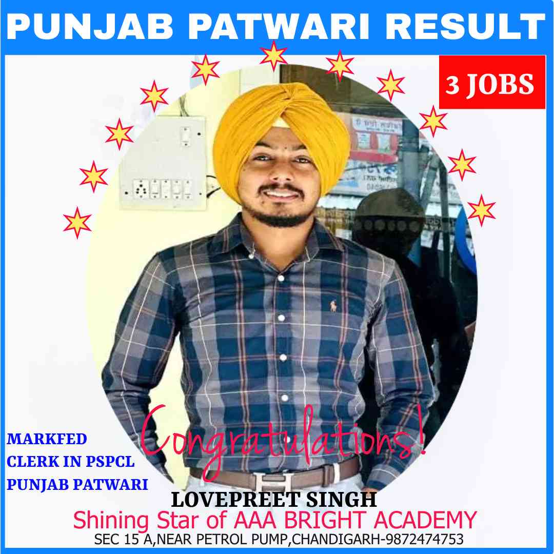 AAA Bright Academy Jalandhar Topper Student 3 Photo